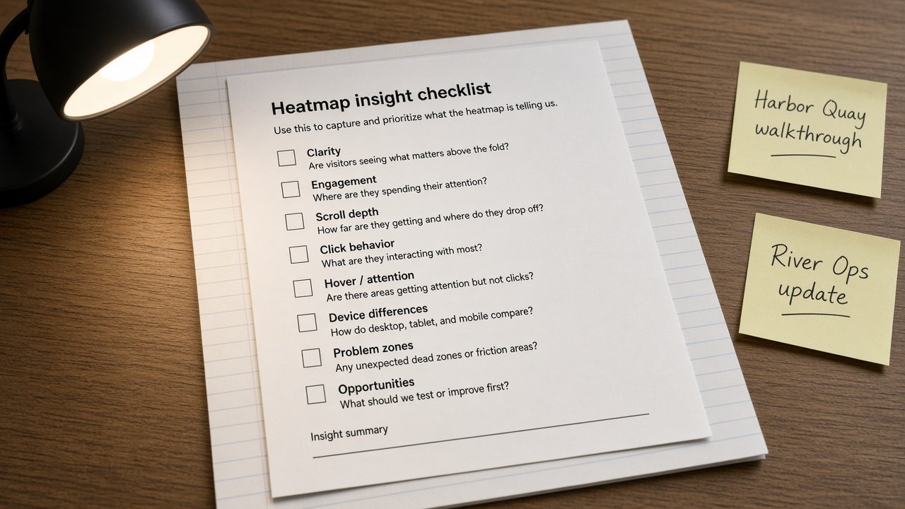 How to Use: Hotjar Heatmap Insight Map from Recording Inventory (No Invented Rage Click Counts)