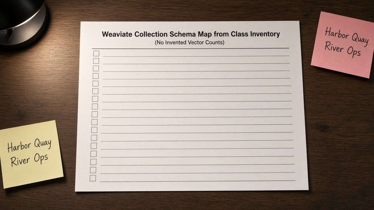Weaviate Collection Schema Map from Class Inventory (No Invented Vector Counts) - Result