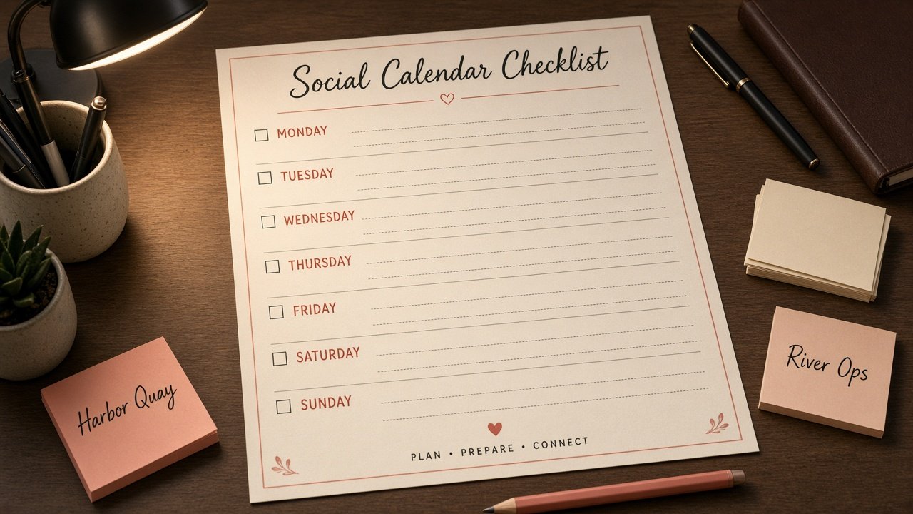 How to Use: Hootsuite Queue Calendar Map from Calendar Inventory (No Invented Reach Totals)