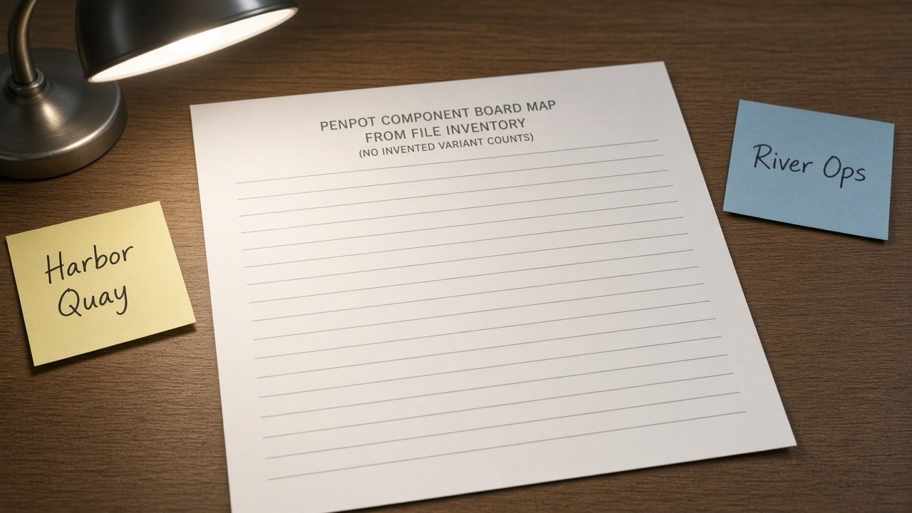 Penpot Component Board Map from File Inventory (No Invented Variant Counts) - Result