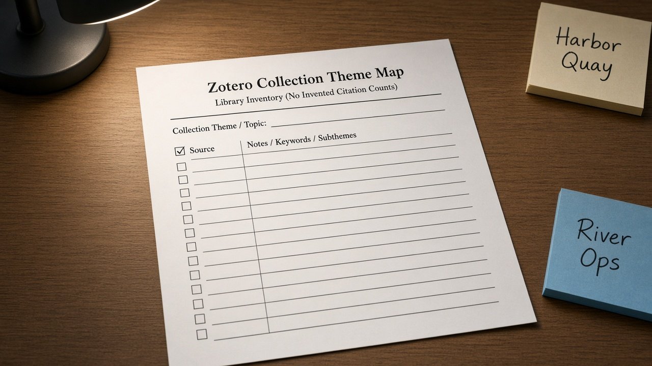 How to Use: Zotero Collection Theme Map from Library Inventory (No Invented Citation Counts)