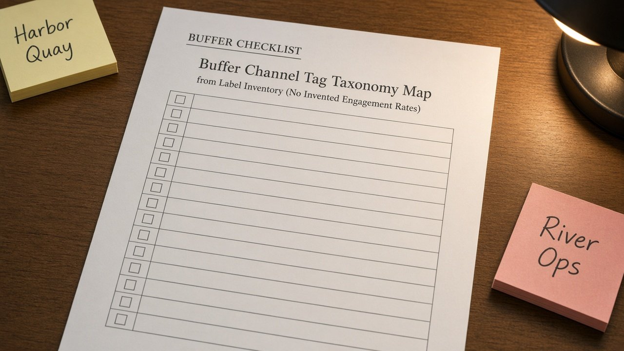 How to Use: Buffer Channel Tag Taxonomy Map from Label Inventory (No Invented Engagement Rates)