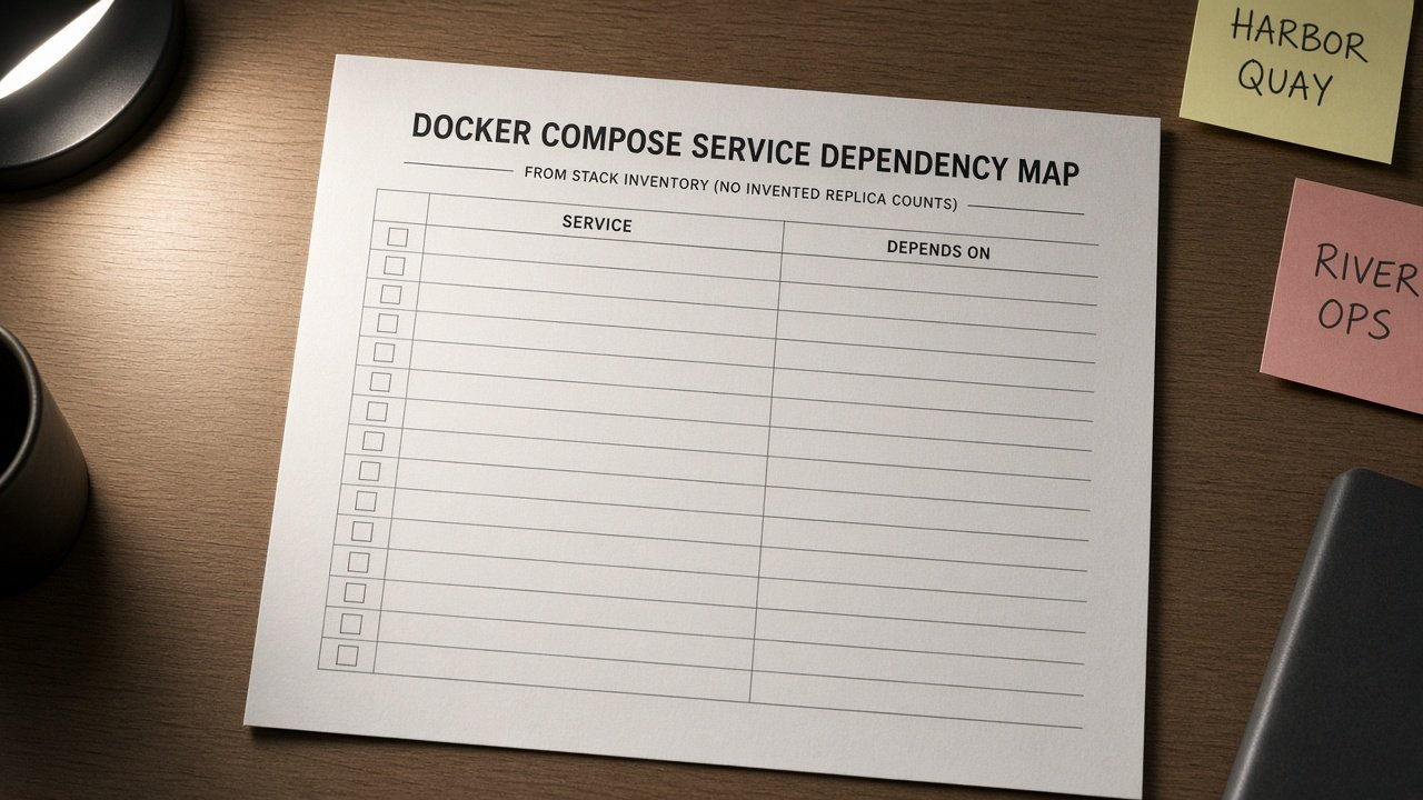 Docker Compose Service Dependency Map from Stack Inventory (No Invented Replica Counts) - Result