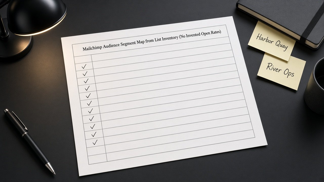 Mailchimp Audience Segment Map from List Inventory (No Invented Open Rates) - Result