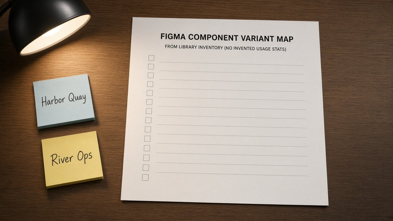 Figma Component Variant Map from Library Inventory (No Invented Usage Stats) - Result