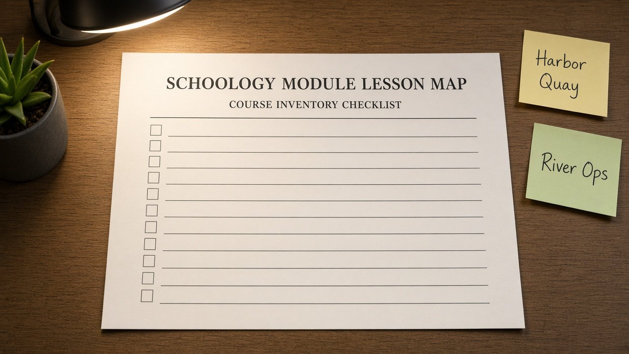 Schoology Module Lesson Map from Course Inventory (No Invented Completion Percents) - Result