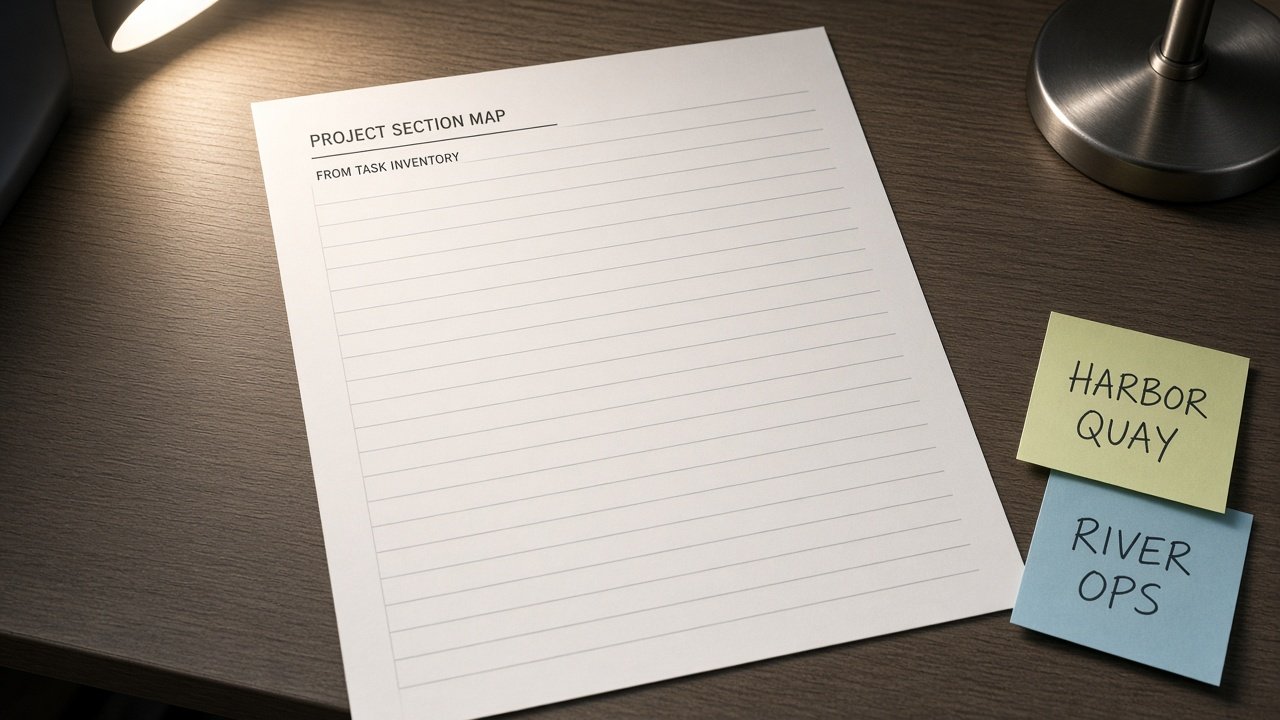 Todoist Project Section Map from Task Inventory (No Invented Completion Counts) - Result