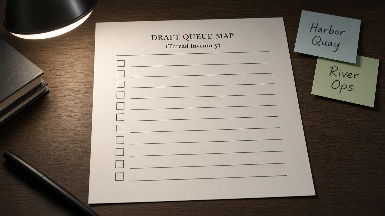 Typefully Draft Queue Map from Thread Inventory (No Invented Engagement Rates) - Result