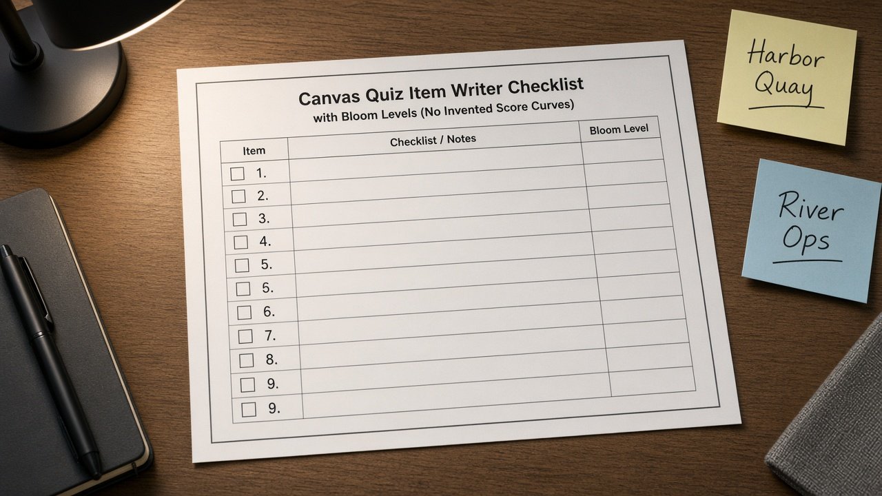 Canvas Quiz Item Writer with Bloom Levels (No Invented Score Curves) - Result