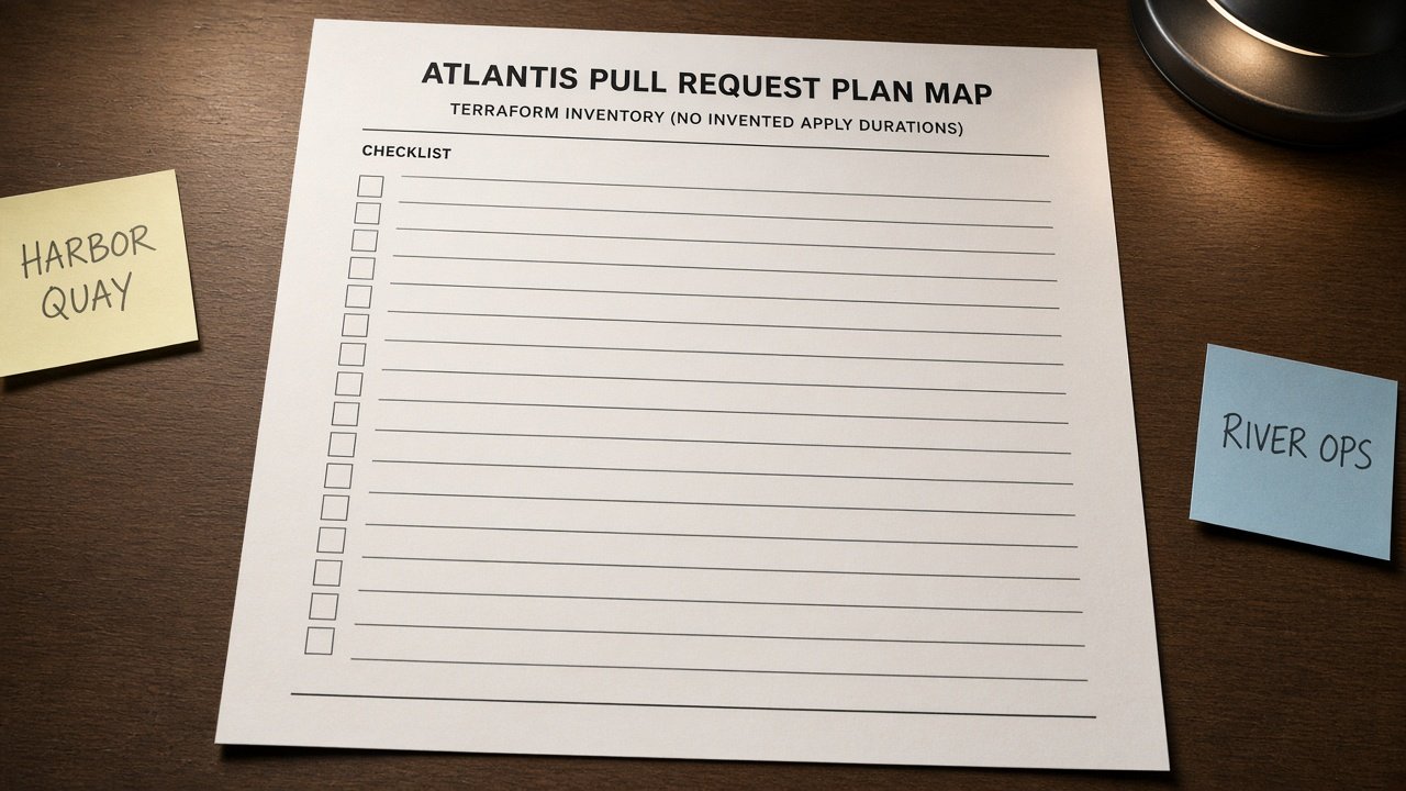How to Use: Atlantis Pull Request Plan Map from Terraform Inventory (No Invented Apply Durations)