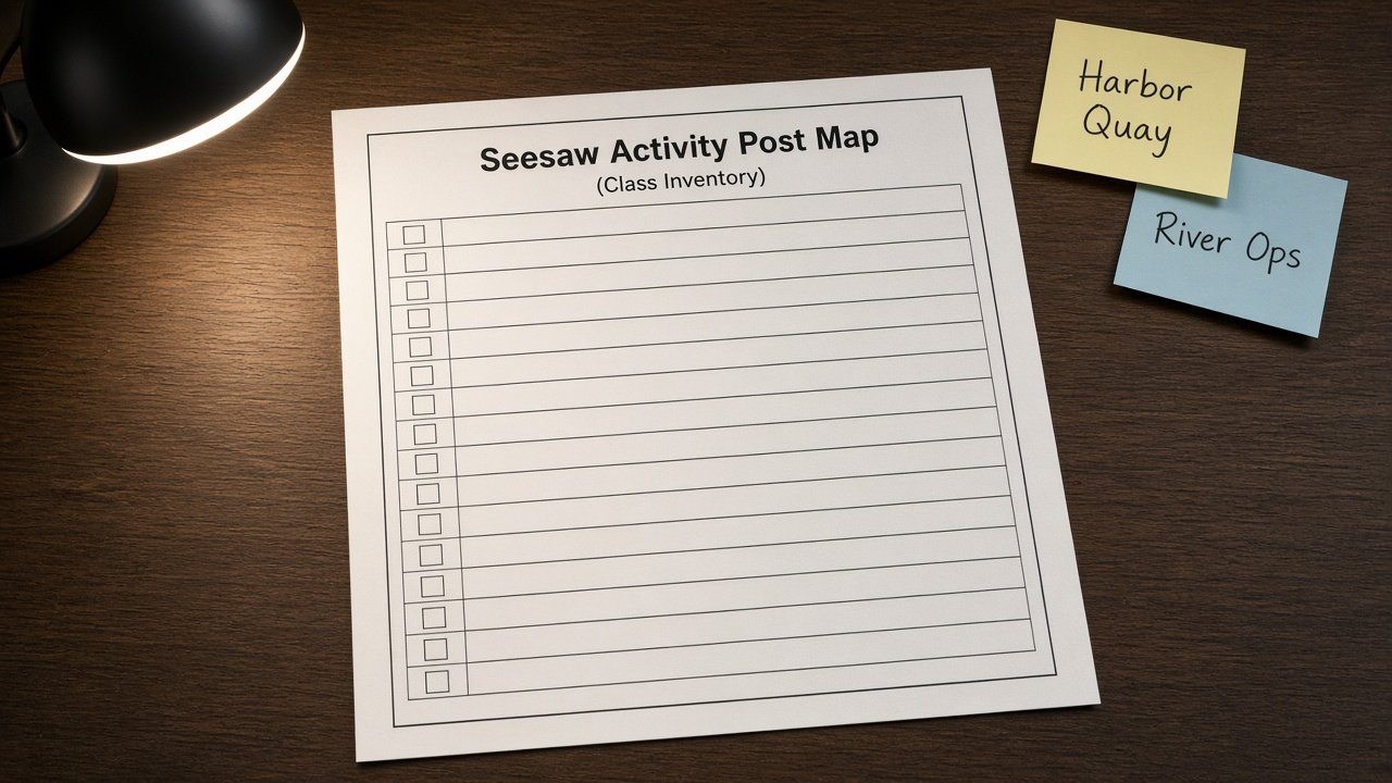Seesaw Activity Post Map from Class Inventory (No Invented Engagement Percents) - Result