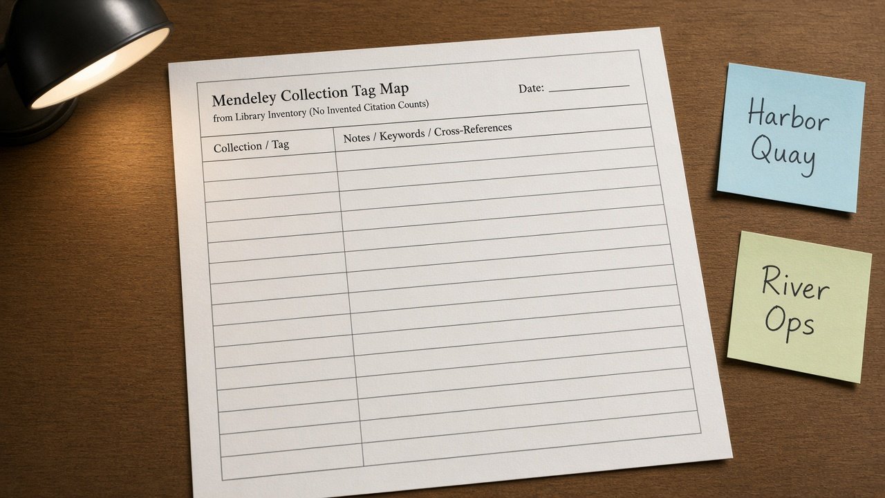 How to Use: Mendeley Collection Tag Map from Library Inventory (No Invented Citation Counts)