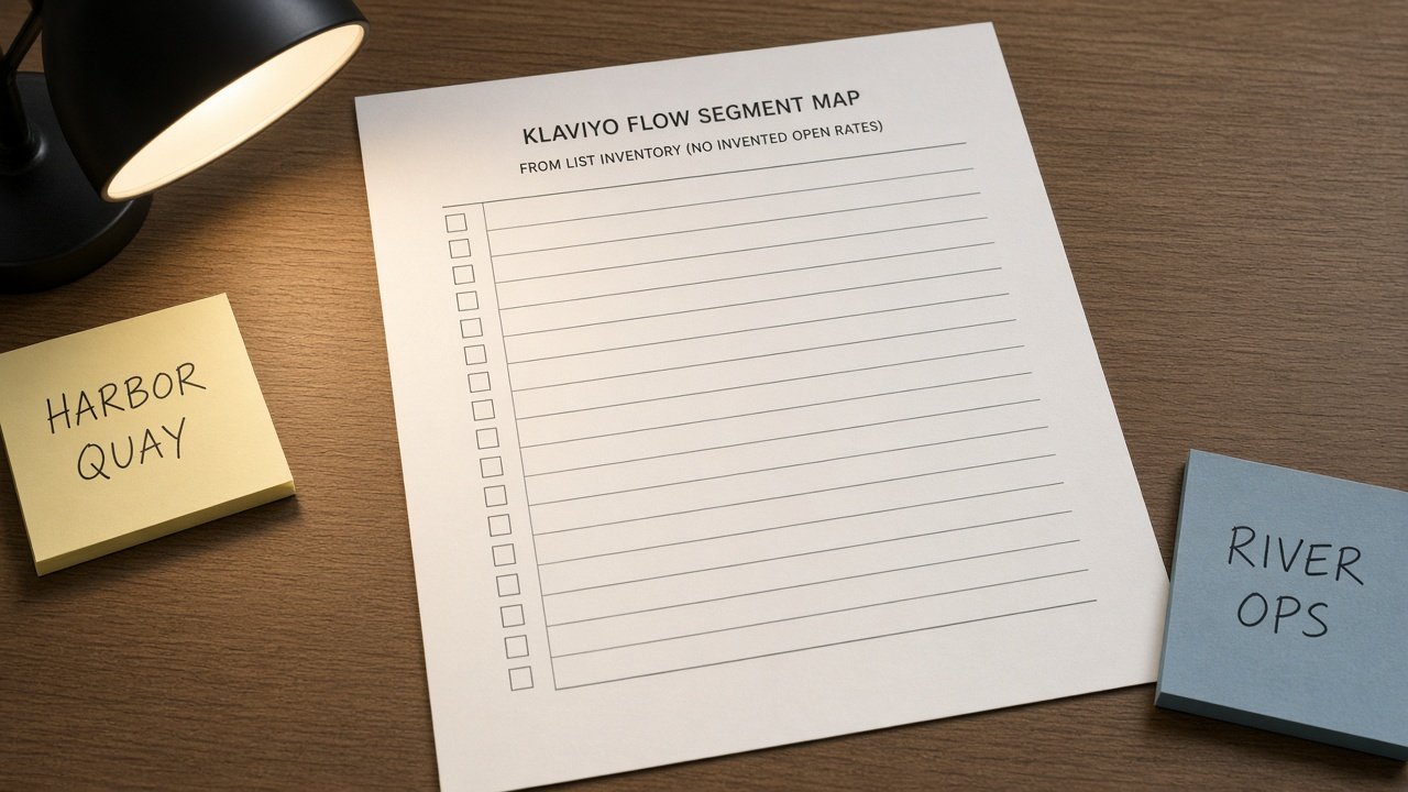 Klaviyo Flow Segment Map from List Inventory (No Invented Open Rates) - Result
