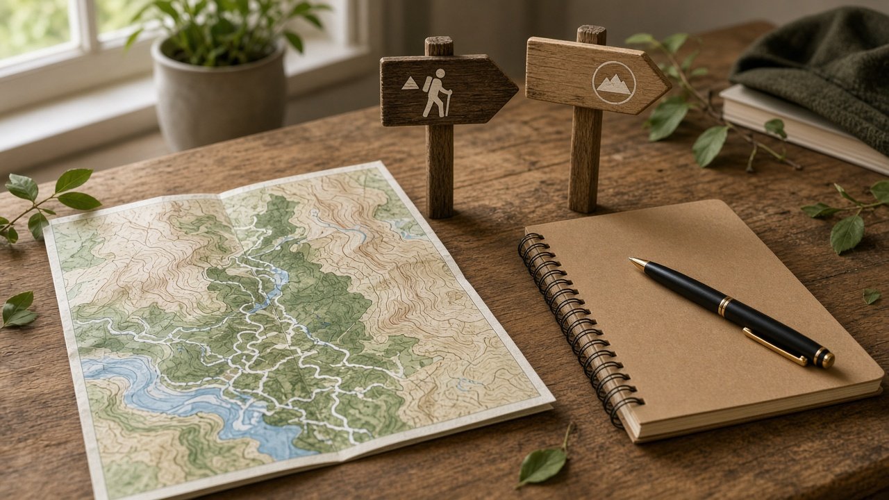 How to Use: AllTrails Trail Park Guide Map from Hike Inventory (No Invented Elevation Totals)