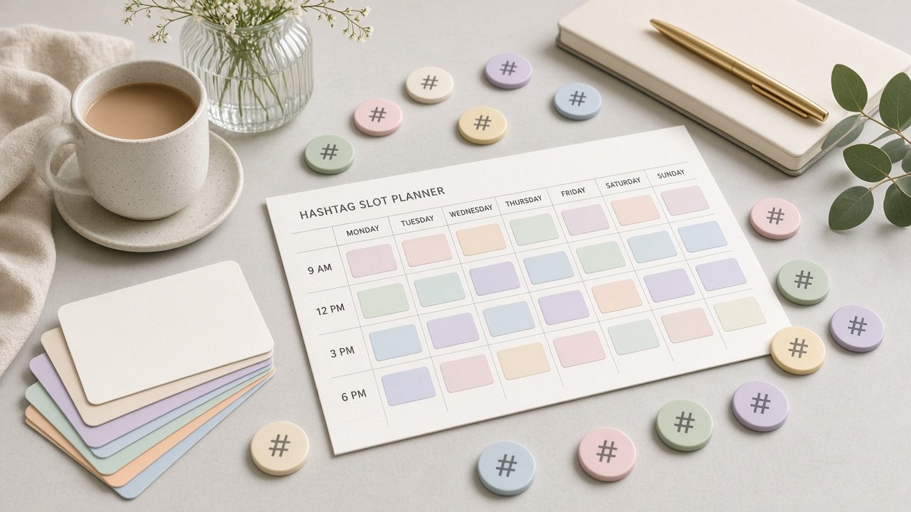 How to Use: Metricool Brand Hashtag Slot Planner from Calendar Notes (No Invented Reach Scores)