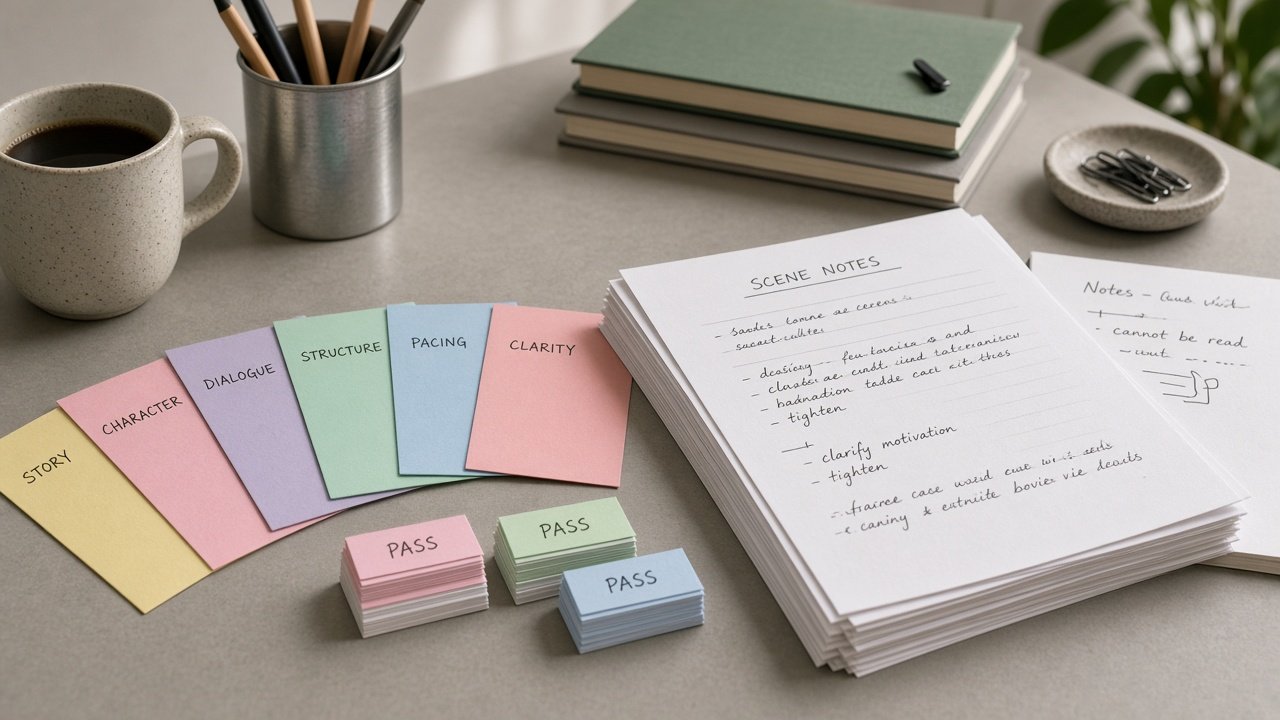 Final Draft Revision Mode Color Pass Checklist from Script Notes (No Invented Page Counts) - Result