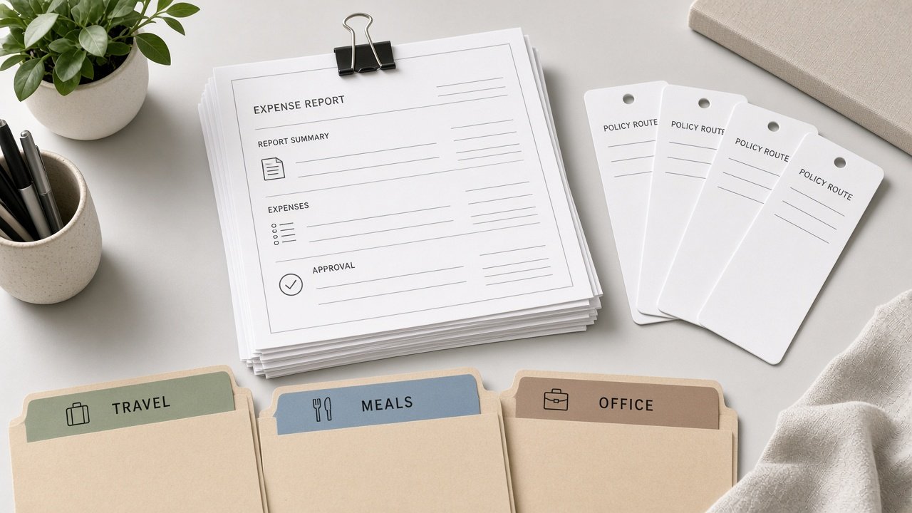 Expensify Report Policy Route Checklist from Expense Notes (No Invented Reimbursement Totals) - Result