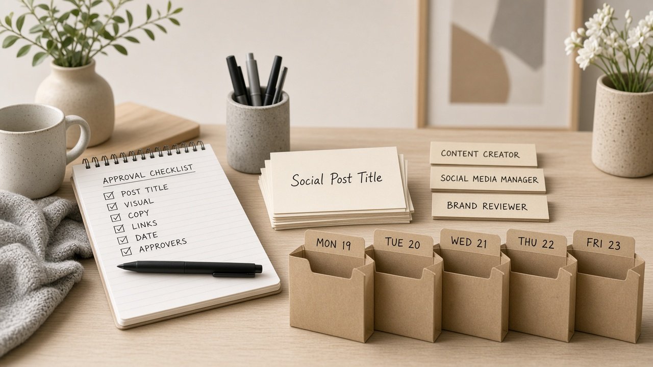ContentStudio Approval Calendar Checklist from Channel Notes (No Invented Engagement Rates) - Result