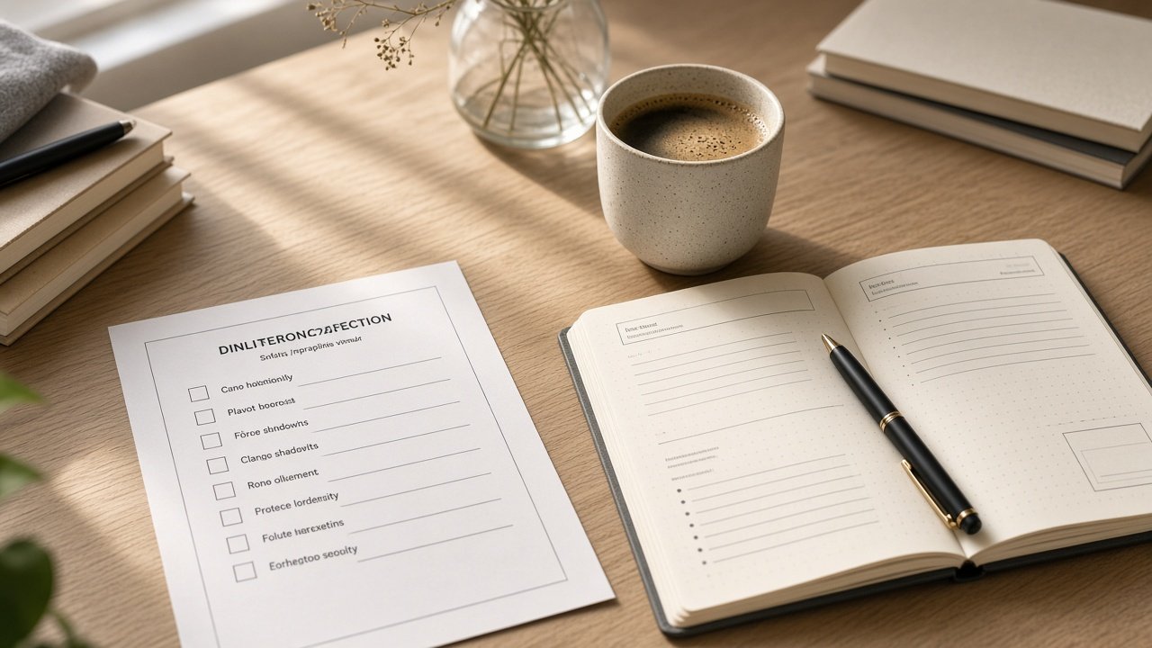 Sunsama Weekly Shutdown Checklist from Planner Notes (No Invented Completion Rates) - Result