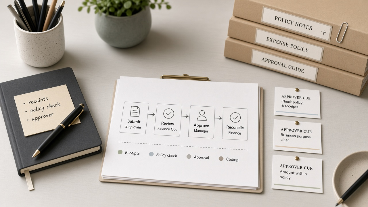 Spendesk Expense Report Route Checklist from Policy Notes (No Invented Reimbursement Totals) - Result