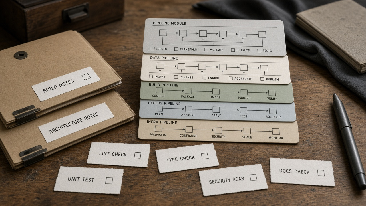 How to Use: Dagger Pipeline Module Checklist from Build Notes (No Invented Runtime Seconds)