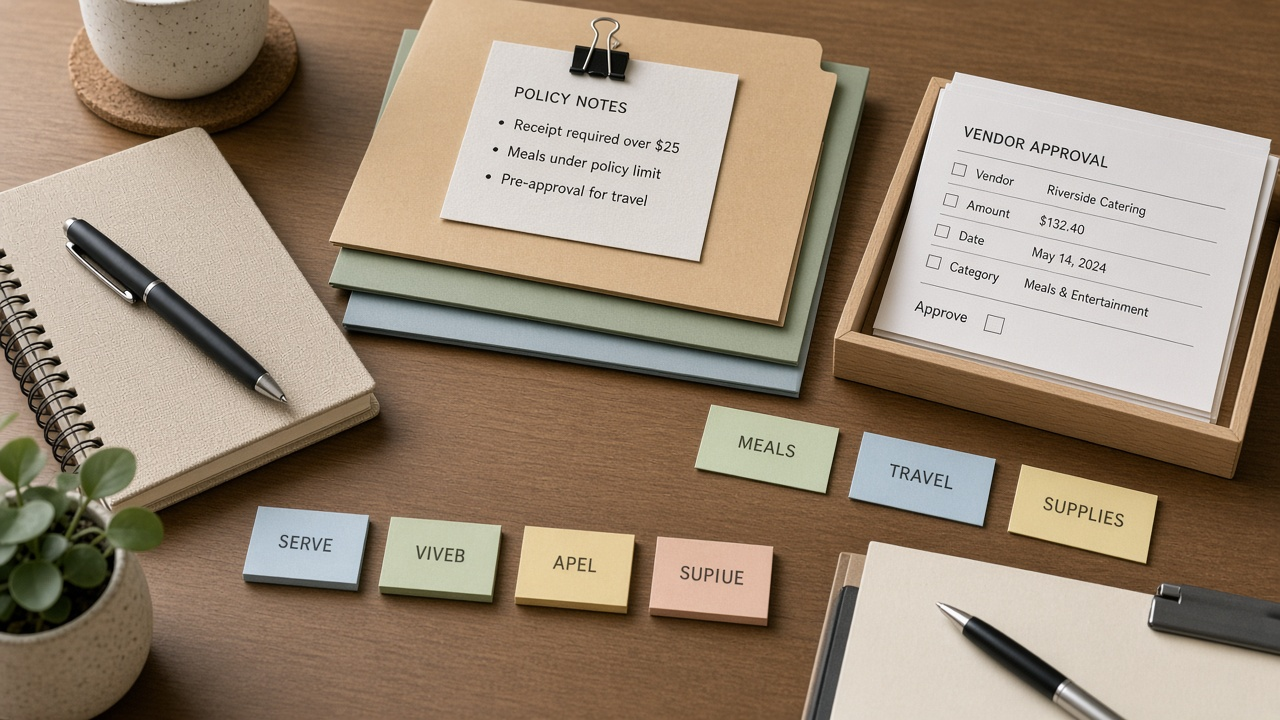 How to Use: Expensify Expense Vendor Approval Route Checklist from Policy Notes (No Invented Reimbursement Totals)