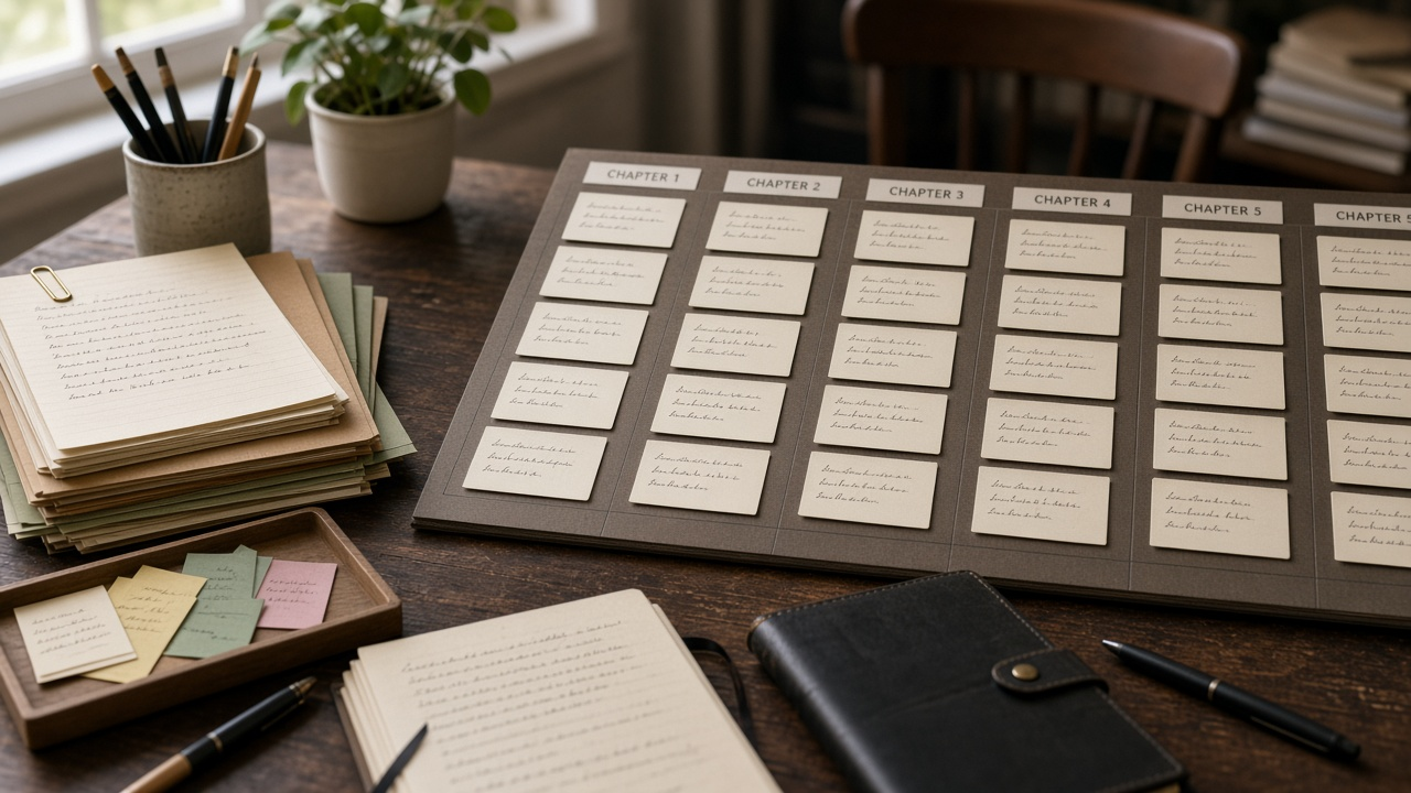 Plottr Manuscript Plot Board Chapter Beat Checklist from Writing Notes (No Invented Word Counts) - Result