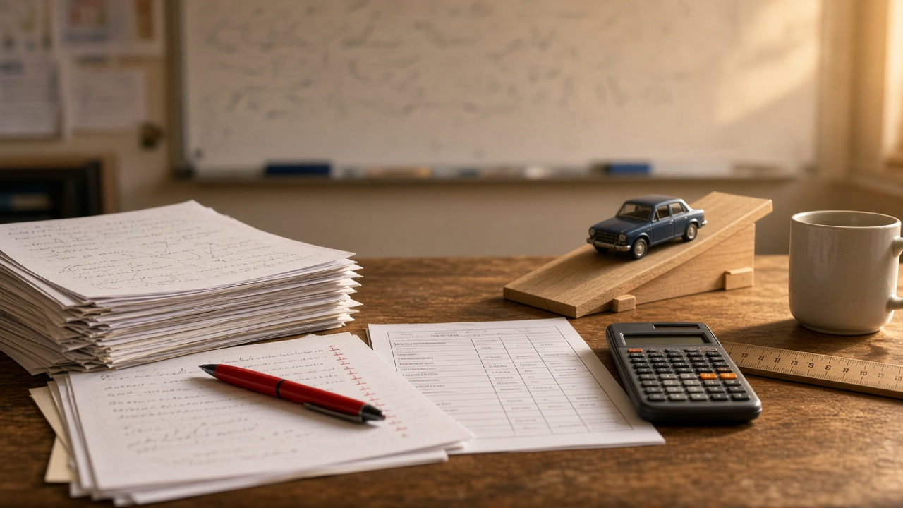 Exam Board Style Mark Scheme Writer: Structured Physics Questions with M1, A1, B1 Marks, ECF Rules, and Allow or Ignore Notes - Result