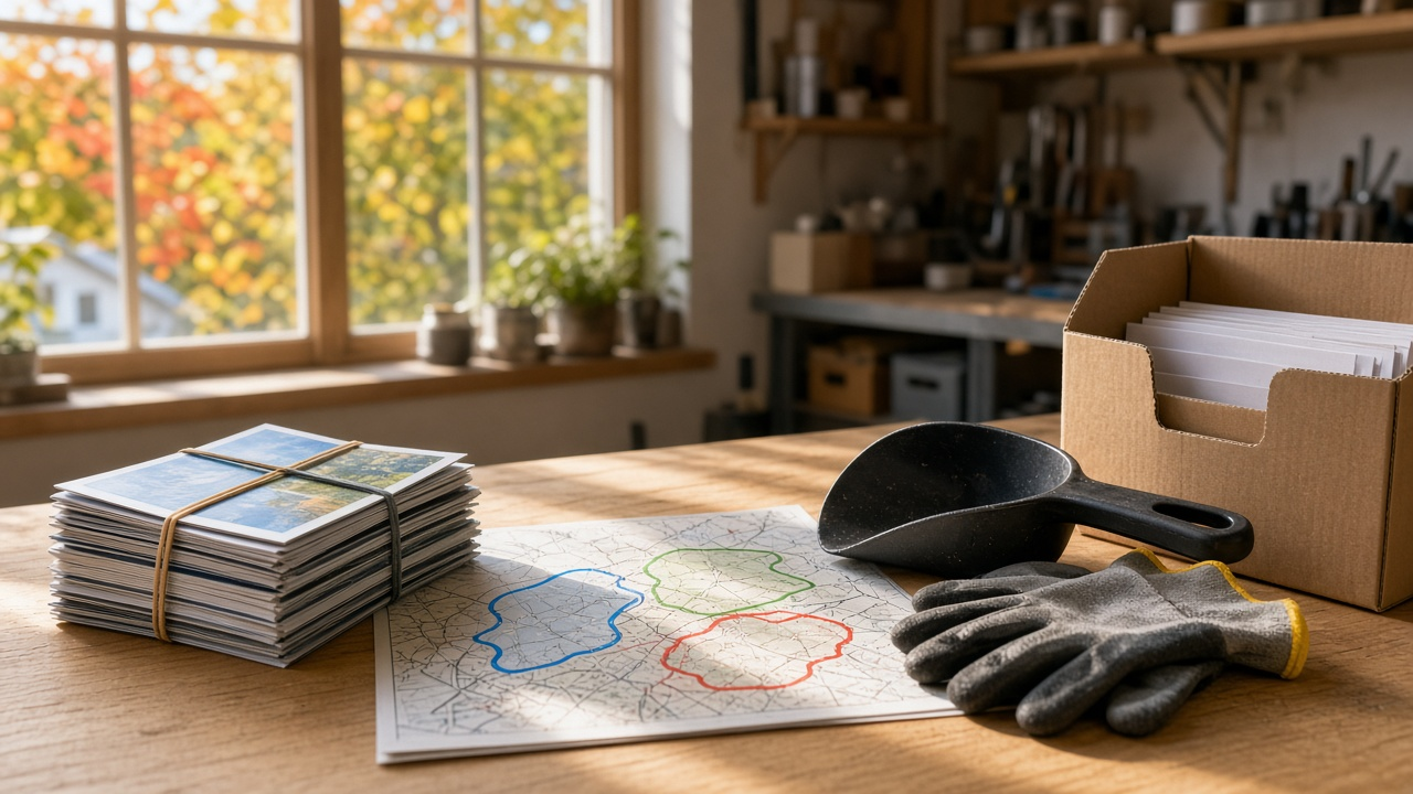 USPS Every Door Direct Mail Campaign Planner: Carrier Route Selection, Flat Size Postcard Specs, Indicia, Bundling, and a Trackable Offer for a Local Business - Result