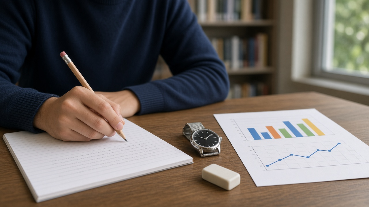 IELTS Academic Writing Task 1 Practice Item Writer: Chart, Table, Process, and Map Prompts With Consistent Data, a 150 Word Task, a Band 7 to 8 Model Answer With an Overview, and Examiner Style Notes on the Four Criteria - Result