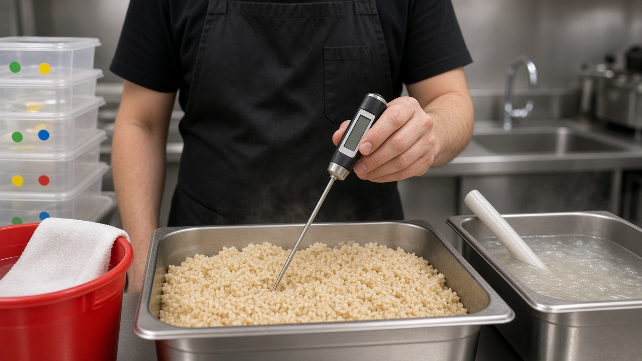 Restaurant Health Inspection Corrective Action Plan Writer: Priority, Priority Foundation, and Core Violation Triage, Root Cause per Finding, Temperature and Date Marking Logs, Staff Retraining Sign Off, and a Reinspection Walkthrough - Result