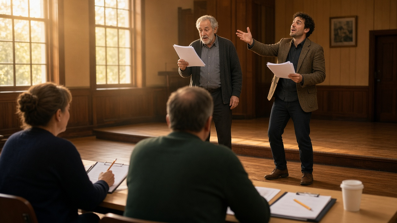 Community Theater Casting Breakdown and Audition Sides Builder: Character Breakdown with Playing Ages, Two Minute Sides per Role, Audition Slot Schedule, Callback List, and Conflict Calendar - Result