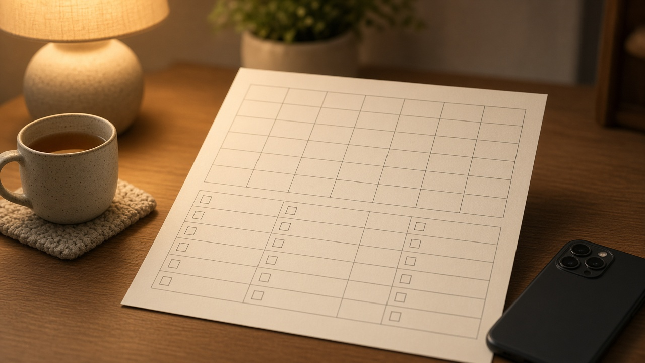 ChatGPT Prompts for ADHD Weekly Planning: One Board, Three Must-Dos, a Low-Energy Backup