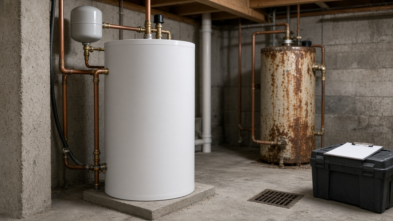 Home Water Heater Replacement Planner: Tank vs Tankless vs Heat Pump Fit, First Hour Rating Sizing, Permit and Code Items, Quote Comparison Sheet, and Rebate Check - Result