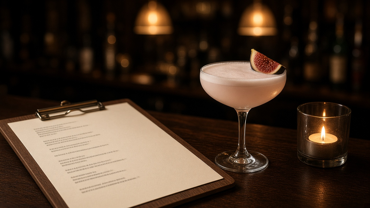 How to Use the Cocktail Menu Layout Prompt to Design a Bar Menu Guests Can Read by Candlelight