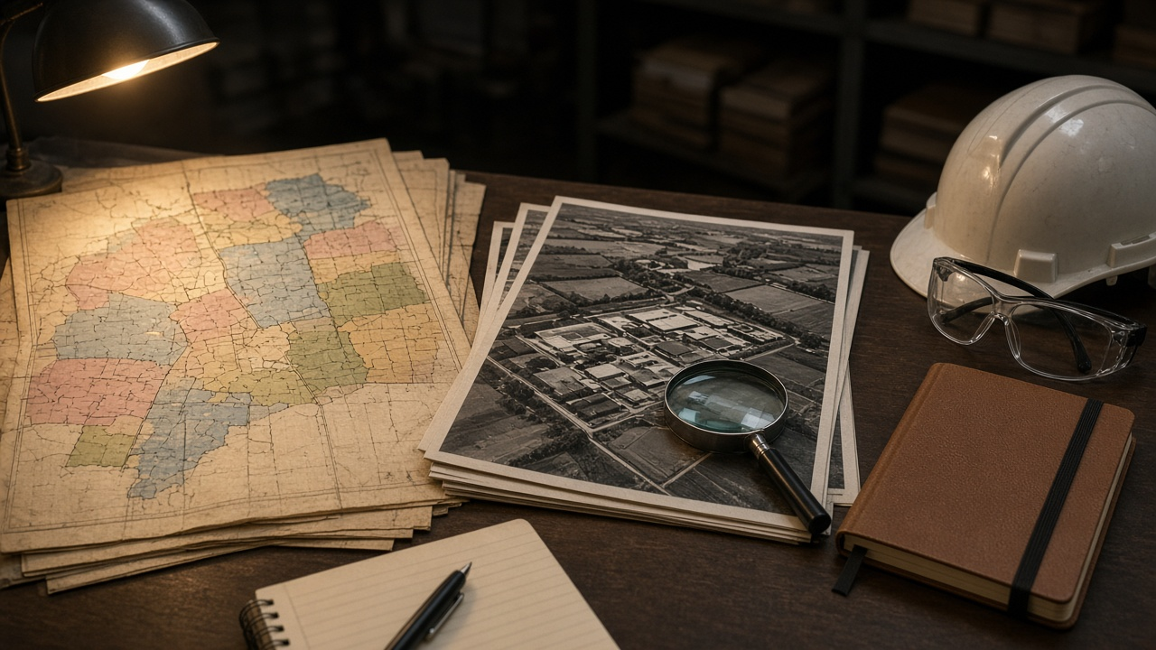 Phase I ESA Records Review Summarizer: ASTM E1527-21 Database Hits, Historical Sources by Decade, Adjoining Property Findings, RECs vs CRECs vs HRECs, and Data Gaps - Result