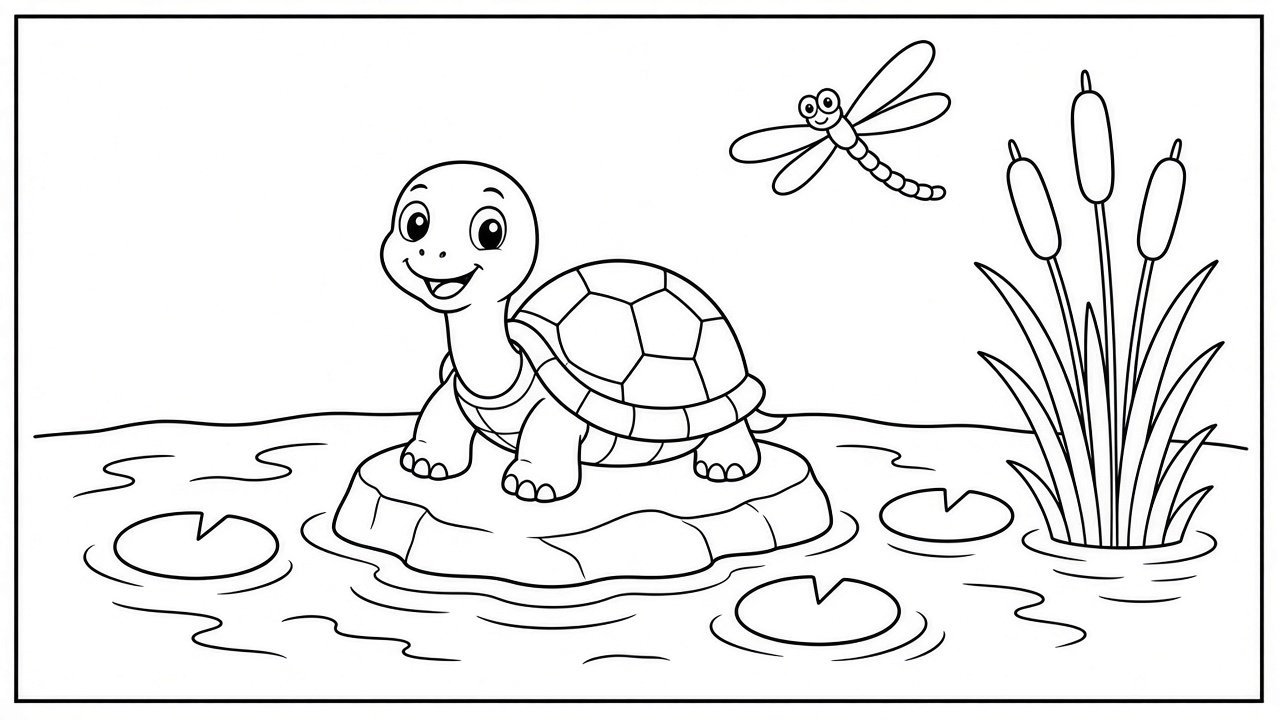 Coloring Page Prompt: ChatGPT Line Art Page From Your Idea - Result