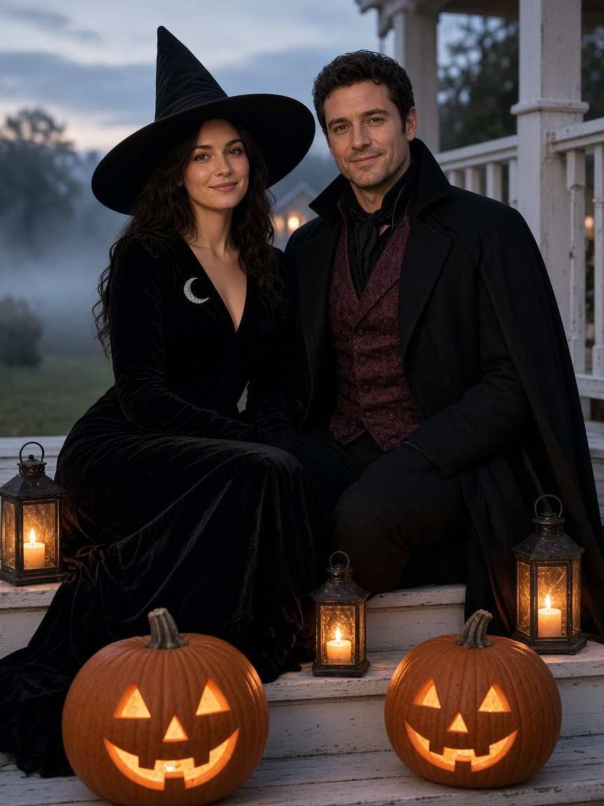 Halloween Photo Prompt: Costume Portrait From Your Own Photo - Result
